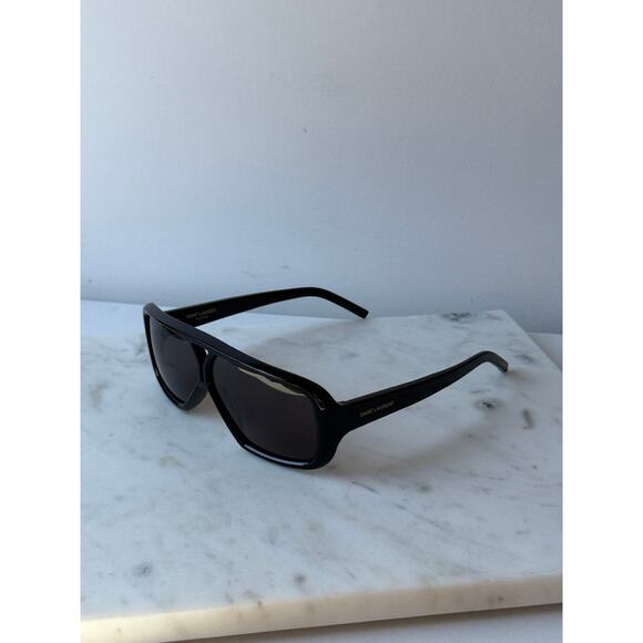 NEW Saint Laurent SL569Y Black Aviator Pilot Sunglasses main image 6
